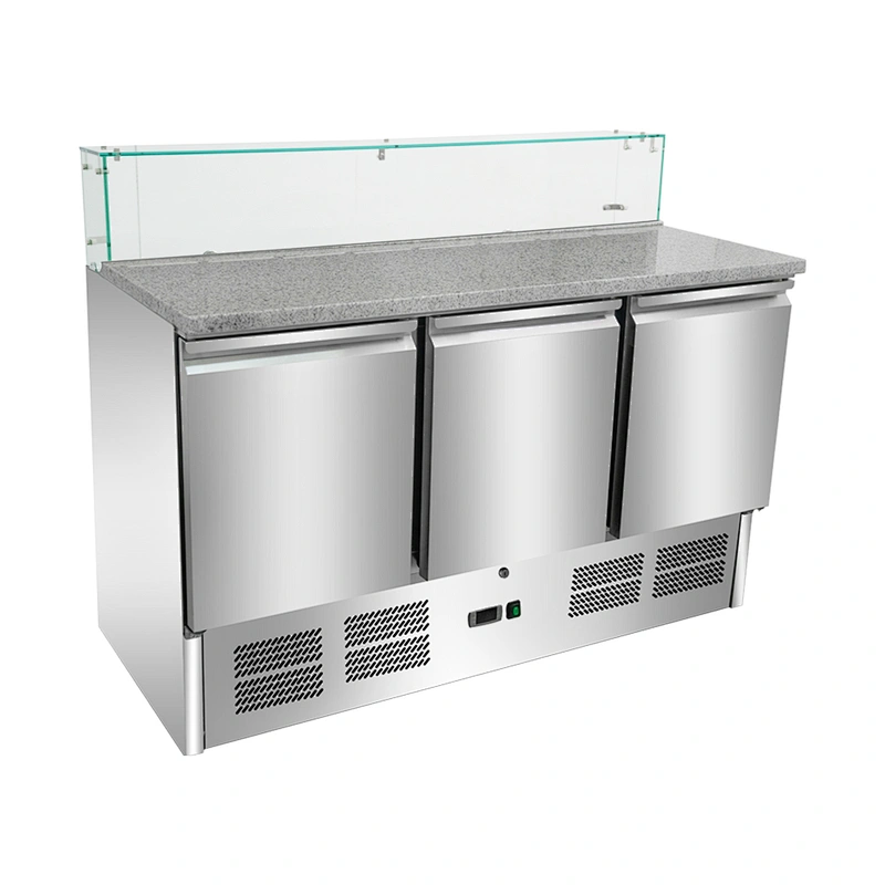 CNJT commercial refrigerator saladette counter